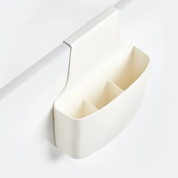 Zeller Present Kuchynský ORGANIZÉR na dvierka, biely, plastový HOLDER