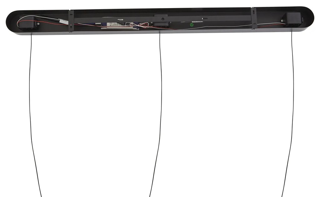 Závesná lampa čierna s mocha farbou vrátane LED 3-stupňové stmievanie 3-svetlá Easylift - Witch