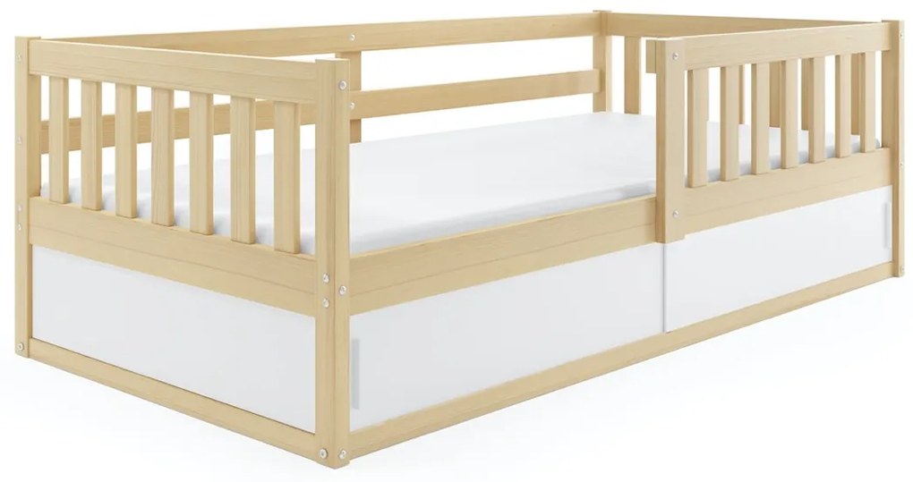 Posteľ SMART 160x80 - Borovica s úložným priestorom