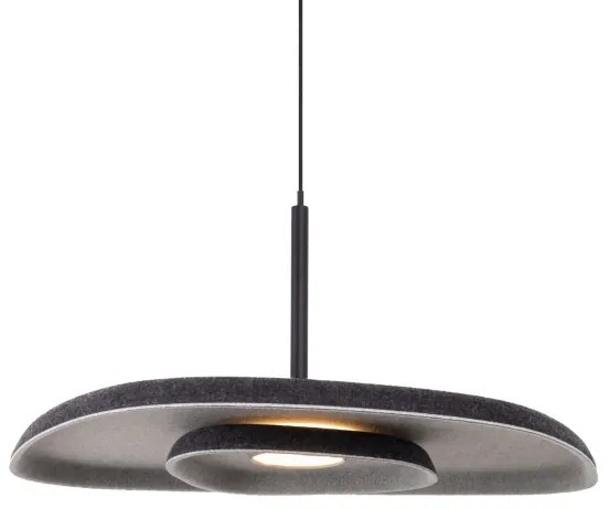 MAXLIGHT P0560 - LED Luster na lanku DEUX LED/5W/230V čierna