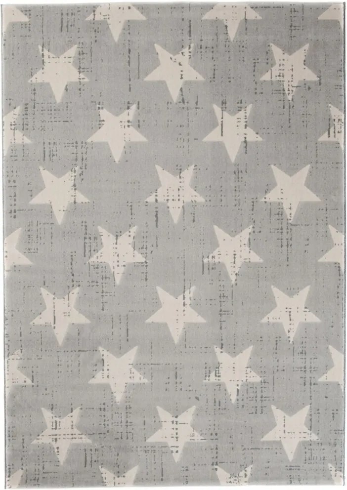 Kusový koberec PP Hviezdy svetlo sivý, Velikosti 120x170cm