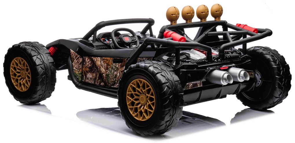 RAMIZ Elektrické autíčko Buggy Racing 5 - čierne  - 2X200W - 24V/7Ah - 2023