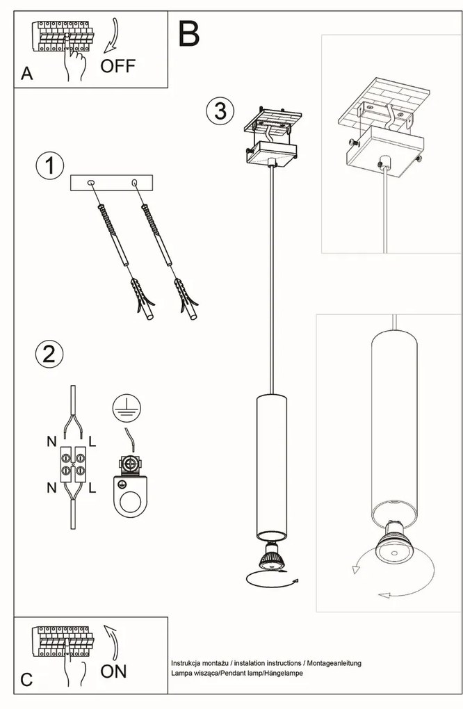 Závesné svietidlo Lino, 1x drevené tienidlo