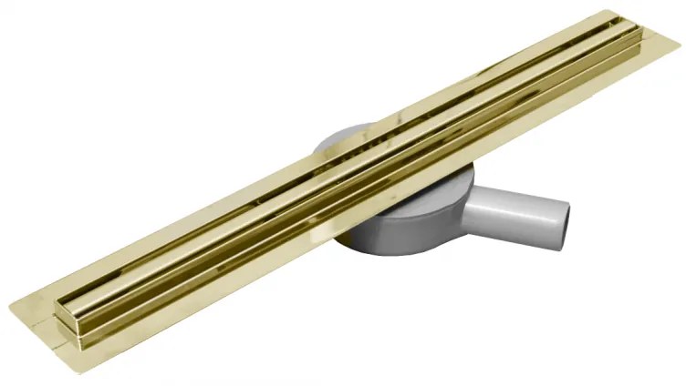 Sprchový žľab MAXMAX Mexen FLAT 360 SLIM - zlatý, 1541080