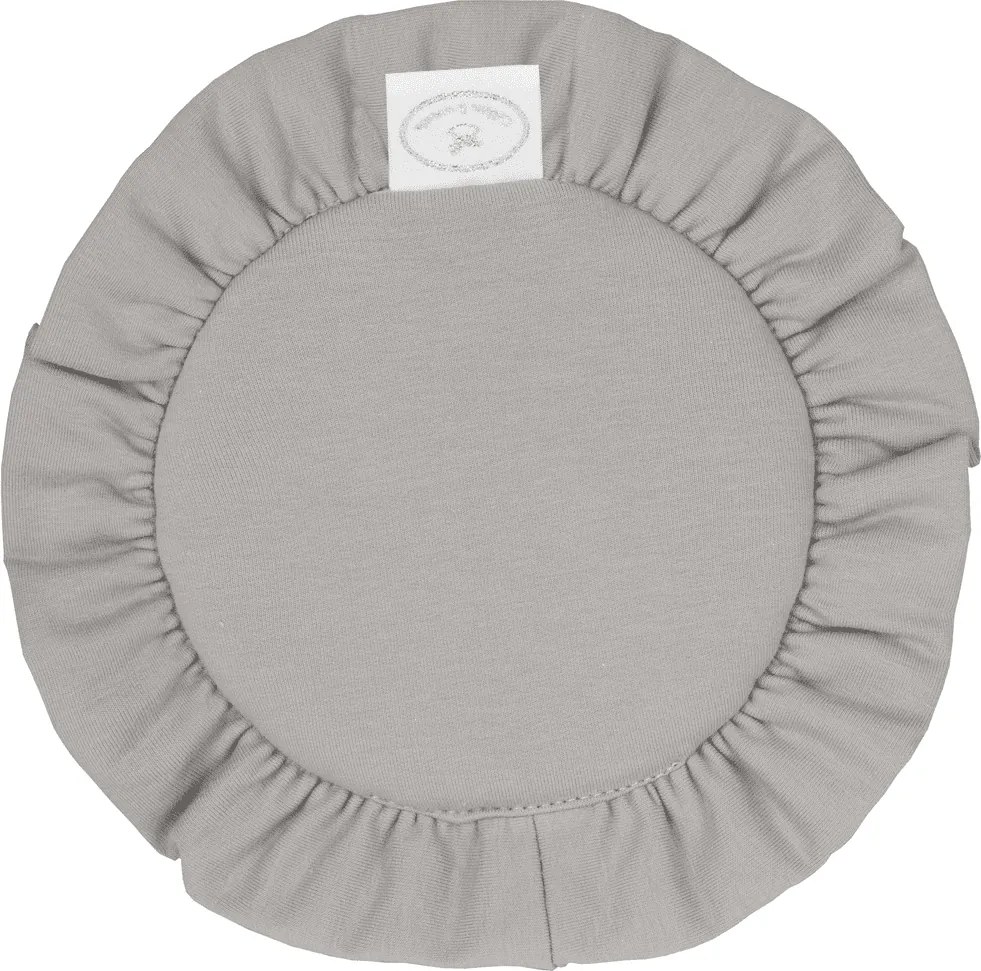 Mini podložka s volánom svetlo šedá