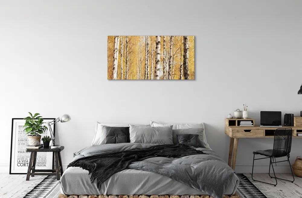 Obraz canvas jesenné stromy 125x50 cm