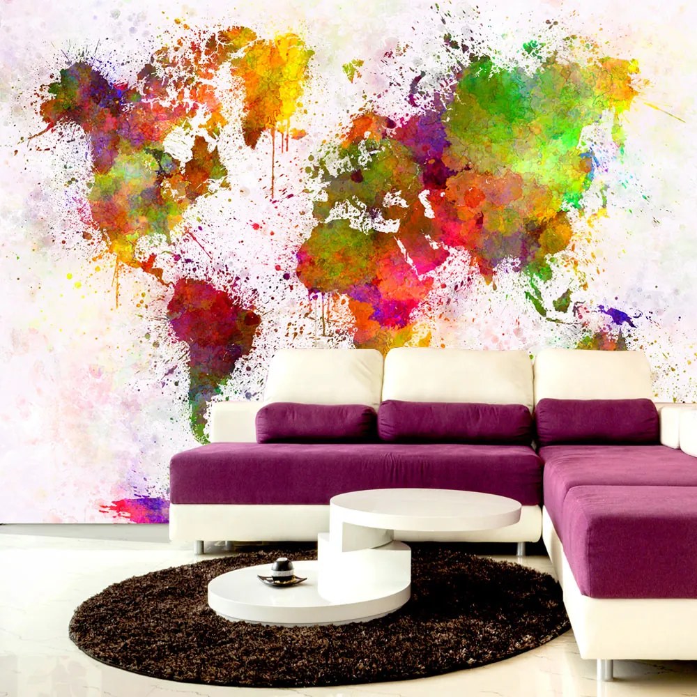 Artgeist Fototapeta - Dyed World Veľkosť: 100x70, Verzia: Premium