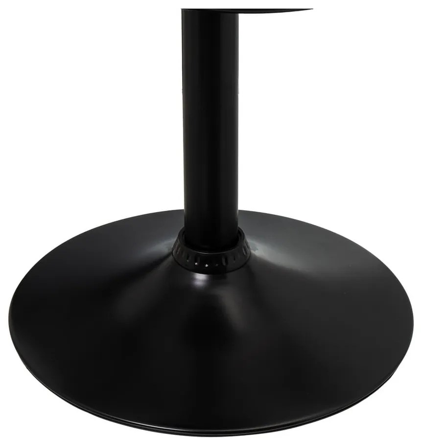 Čierne barové stoličky s nastaviteľnou výškou z imitácie kože v súprave 2 ks (výška sedadla 72 cm) – Casa Selección