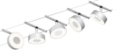 Paulmann 94475 - SADA 5xLED/5W Bodové svietidlo CIRCLE 230V matný chróm