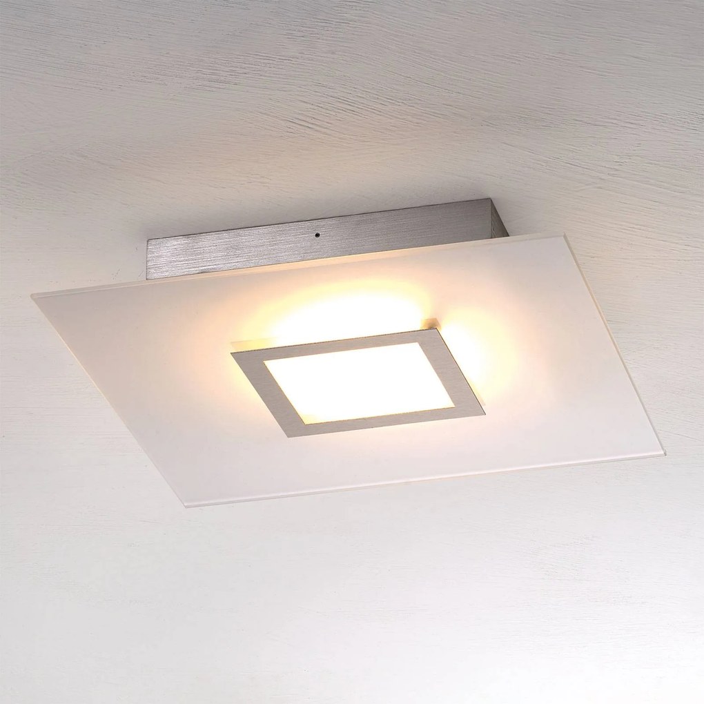 Bopp Flat – stropné LED svetlo, štvorcové