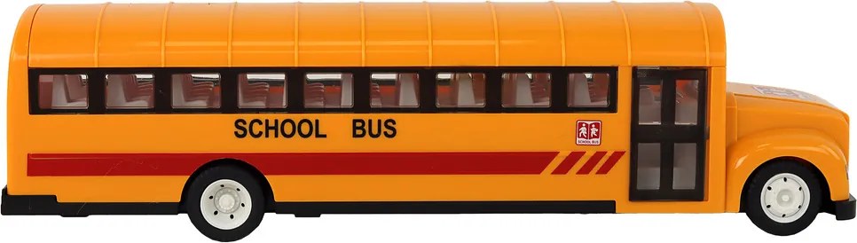 LEAN Toys Žltý školský autobus na diaľkové ovládanie R/C Otvorené dvere