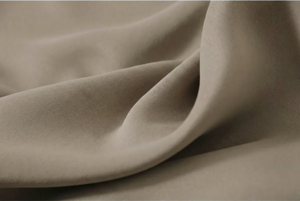 Béžový záves OXFORD 140x250 cm Zavesenie: Riasiaca páska