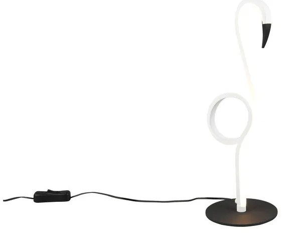 Biela LED stolová lampa (výška 35 cm) Ingo – Reality