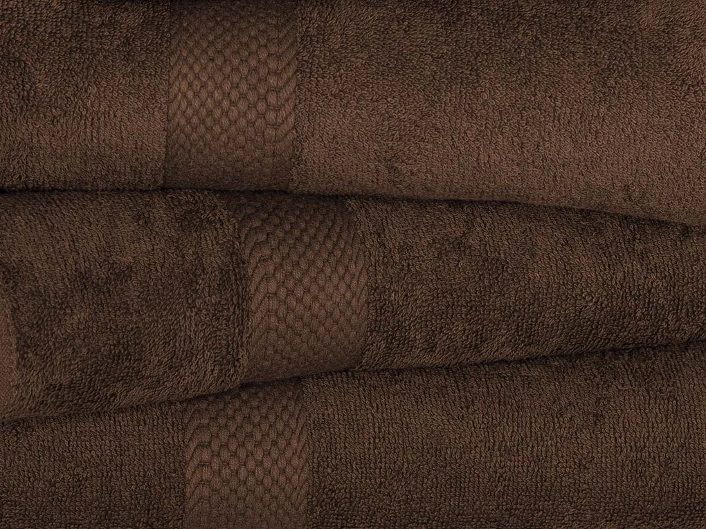 XPOSE® Froté osuška VERONA - tmavo hnedá 100x180 cm
