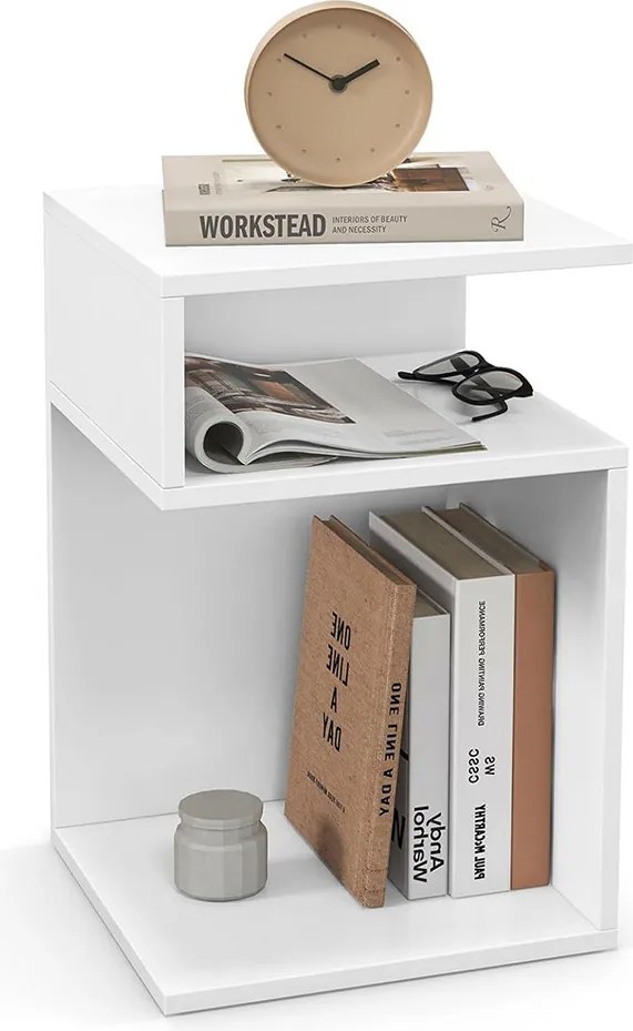 Nočný stolík v tvare S