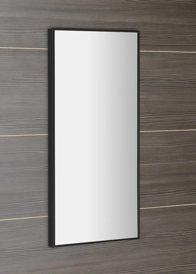 Sapho Sapho, AROWANA zrkadlo v ráme 350x900mm, čierna mat, AWB3590