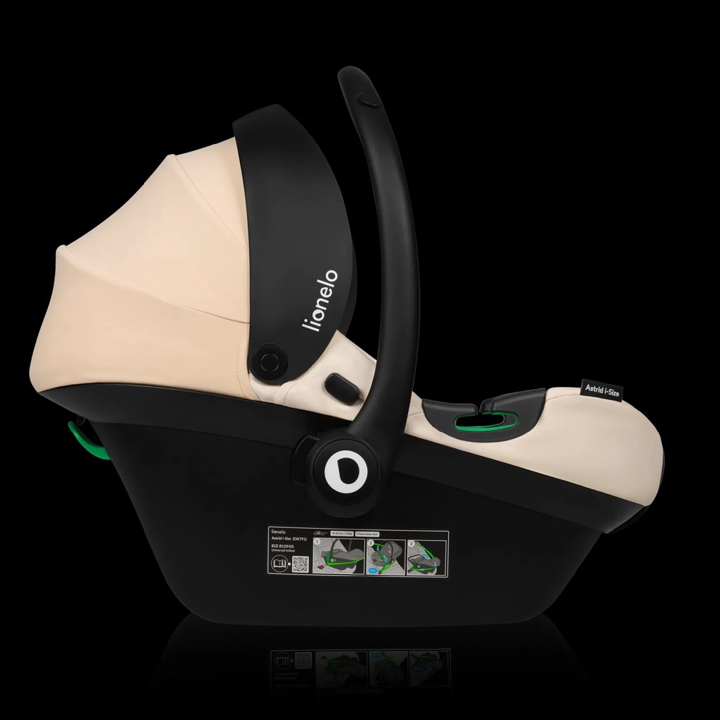 Autosedačka Lionelo ASTRID i-size 40-87 cm Farba: Beige Taupe