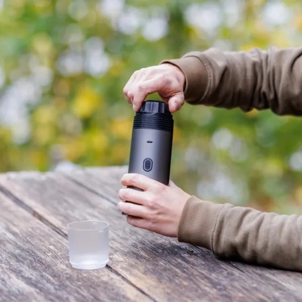 Aligator ACM002 - Prenosný nabíjací kávovar PortaCaffé 3 v 1 72W/7500 mAh sivá