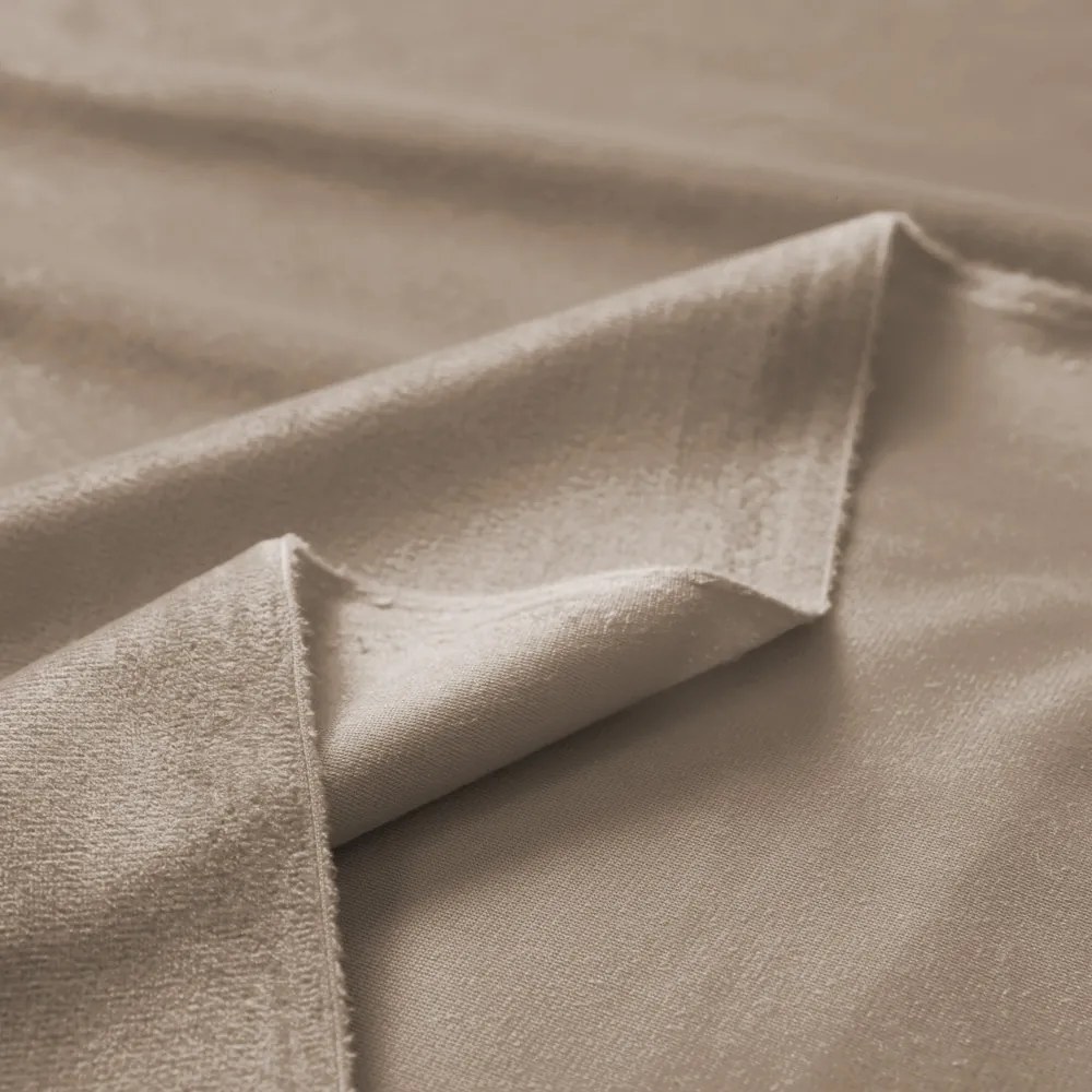 Biante Zamatový záves Velvet Prémium SVP-042 Béžovohnedý - šírka 270 cm 270x140 cm