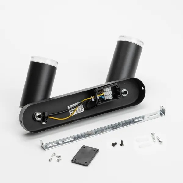 Brilagi - Kúpeľňové bodové svietidlo SELE 2xGU10/30W/230V IP44 čierna