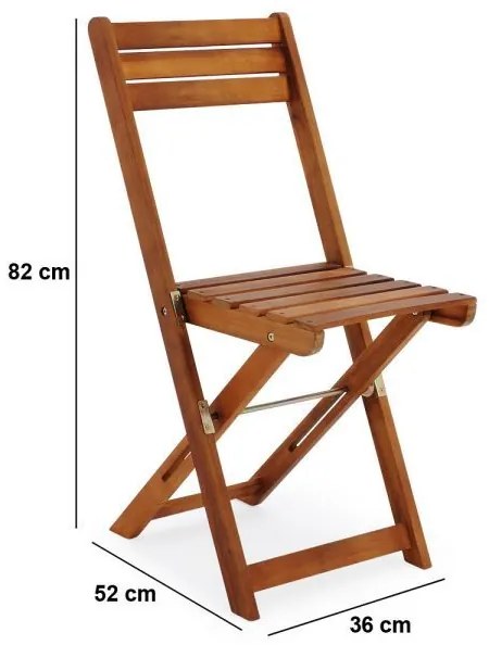 InternetovaZahrada - Drevený balkonový set - agát