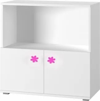 Simba 11(korpus biela/front biela a ružový motýlik)