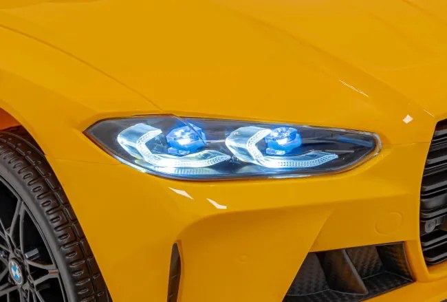 Elektrické autíčko BMW M4 žlté