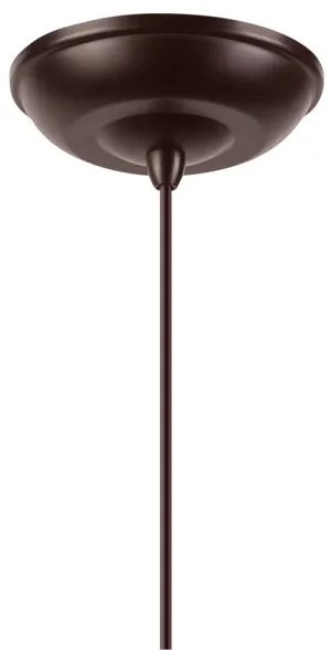 LED Luster na lanku JODI 1xE27/60W/230V bronz
