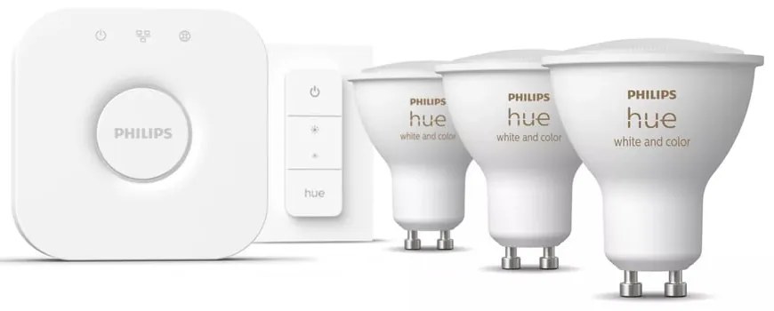 Inteligentný štartovací balíček 5 ks GU10, 6 W White and color ambiance – Philips Hue