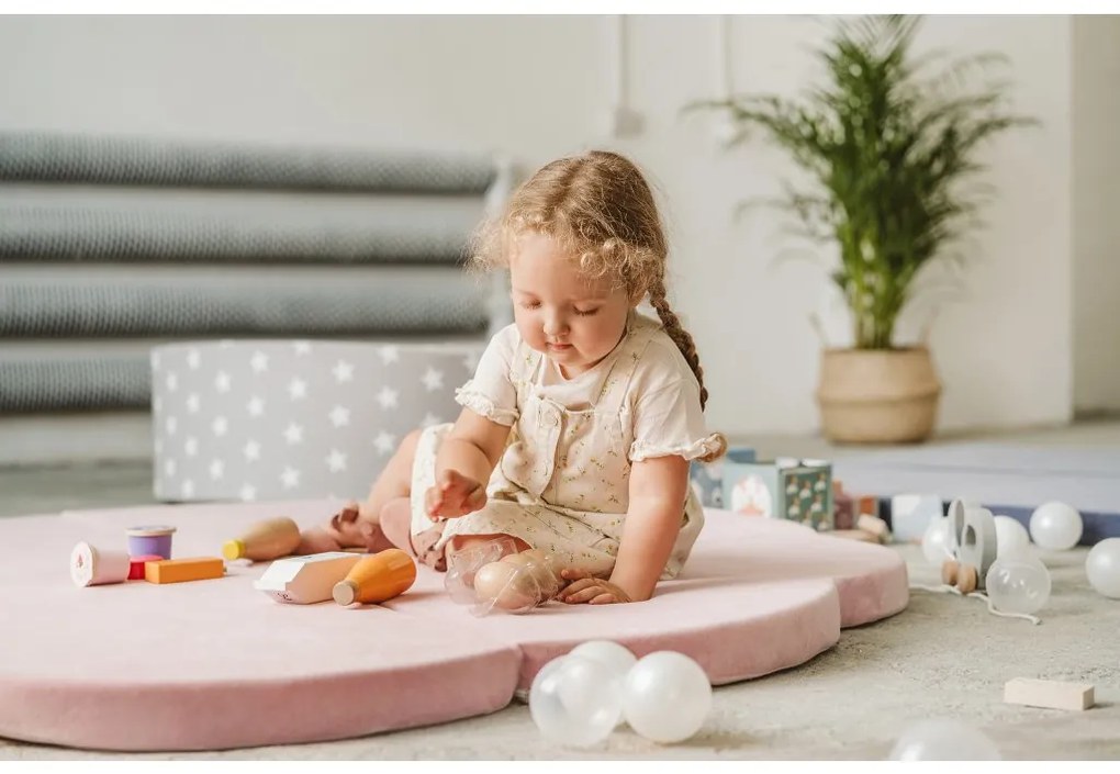 Penová hracia podložka mráčik: svetlosivá