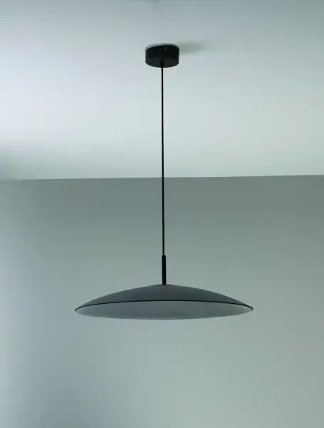 LED čierno-dymový dizajnový luster Polifemo 60