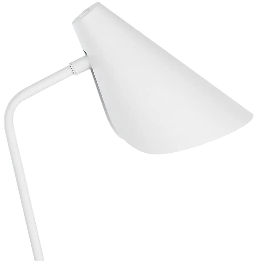 Biela stolová lampa SULION Lisboa, výška 45 cm
