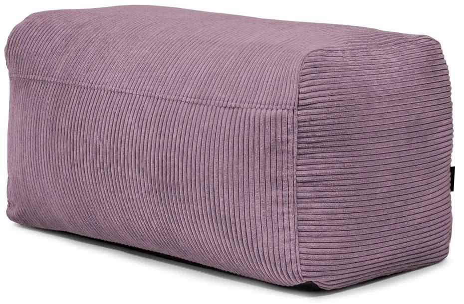 Fialový menčestrový sedací vak Plus 100 Lounge – SLOWDOWN