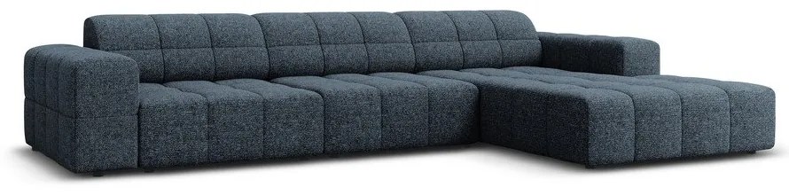 Modrá rohová pohovka (pravý roh) Chicago – Cosmopolitan Design