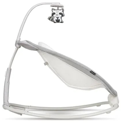 Lionelo - Detské vibrujúce hojdacie lehátko s melódiou PASCAL 2xAA sivé