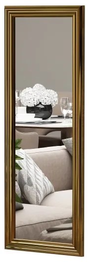 Nástenné zrkadlo SMOOTH 105x40 cm zlatá