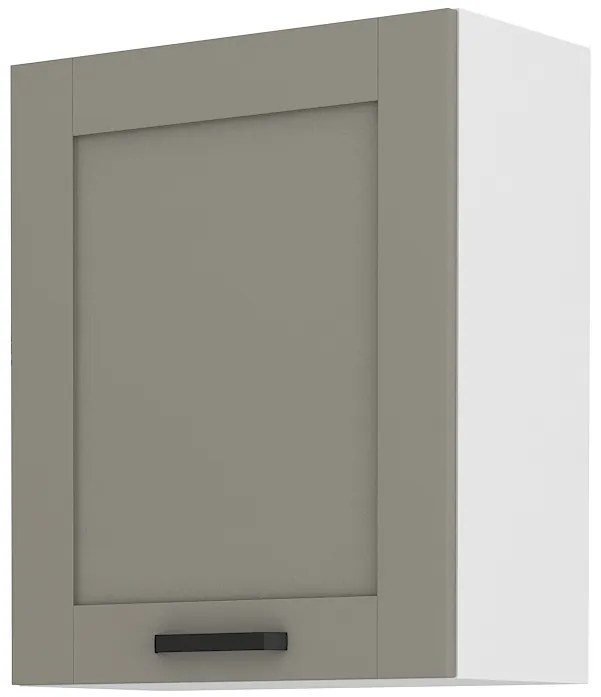 Horná kuchynská skrinka Lucid 60 G 72 1F (claygrey + biela). Akcia -6%. Vlastná spoľahlivá doprava až k Vám domov. 1045444