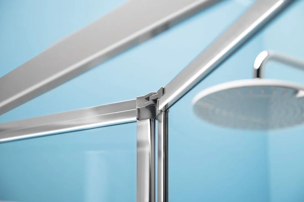 Polysan Polysan, EASY sprchový kout tri steny 800x800mm, skladacie dvere, L/P varianta, číre sklo, EL1980EL3215EL3215