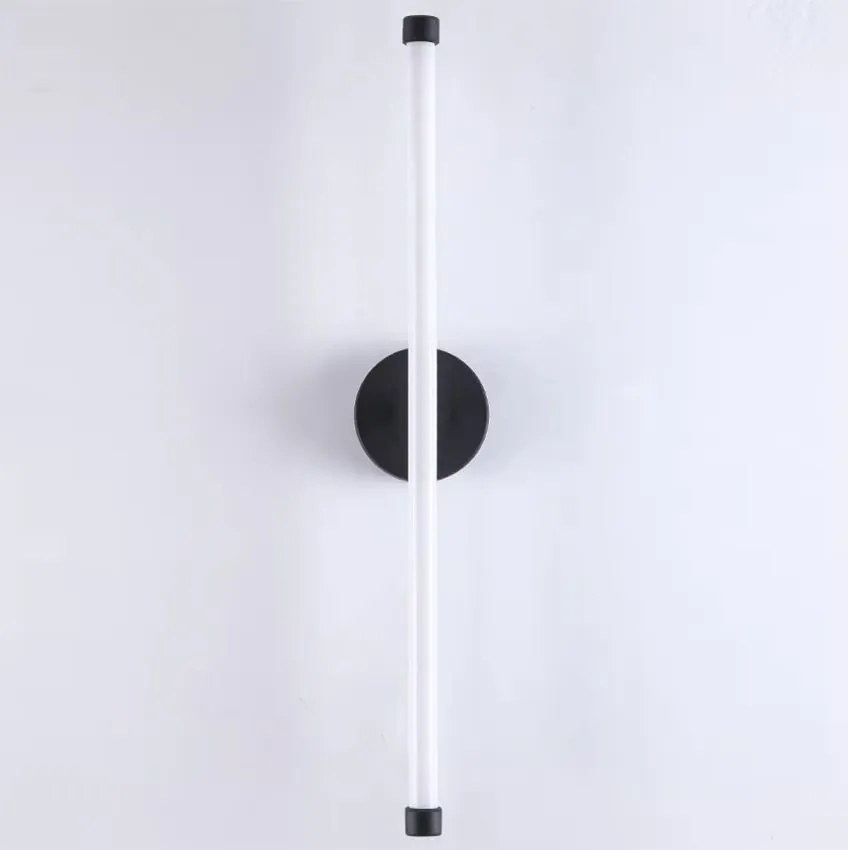 Toolight Toolight, LED nástenné svietidlo 60cm, 12W, 3000K, LHJ069-W, čierna matná, OSW-60037