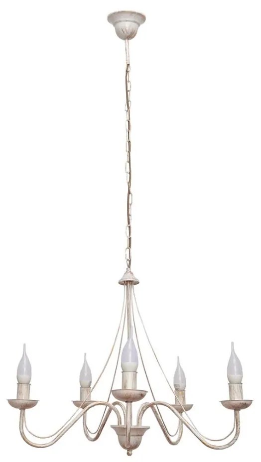 Helam Luster MALBO 5xE14/10W W-2910/5 WT + AB