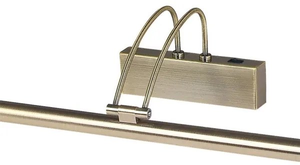 Searchlight 8343AB - LED Obrazové svietidlo LED/14W/230V mosadz