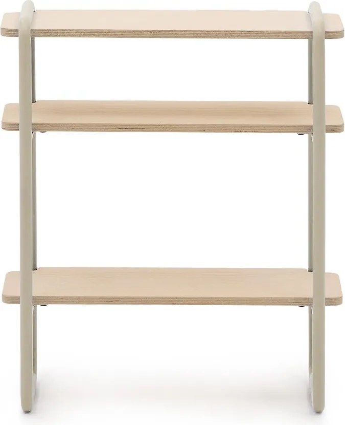 Béžová/v prírodnej farbe závesná detská knižnica v dekore jaseňa 60x70x28 cm Tinn – Kave Home