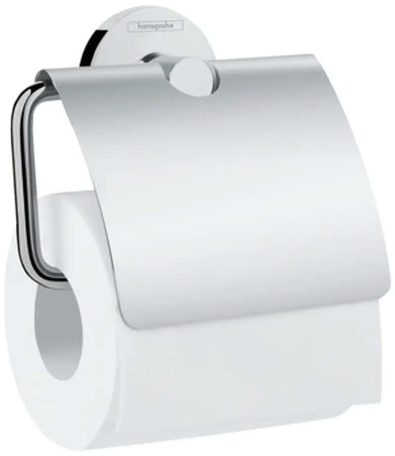 Hansgrohe Logis Universal, držiak na toaletný papier s krytom , chrómová, HAN-41723000
