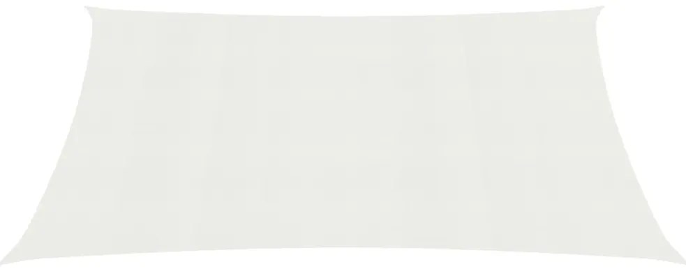 vidaXL Tieniaca plachta 160 g/m², biela 6x8 m, HDPE