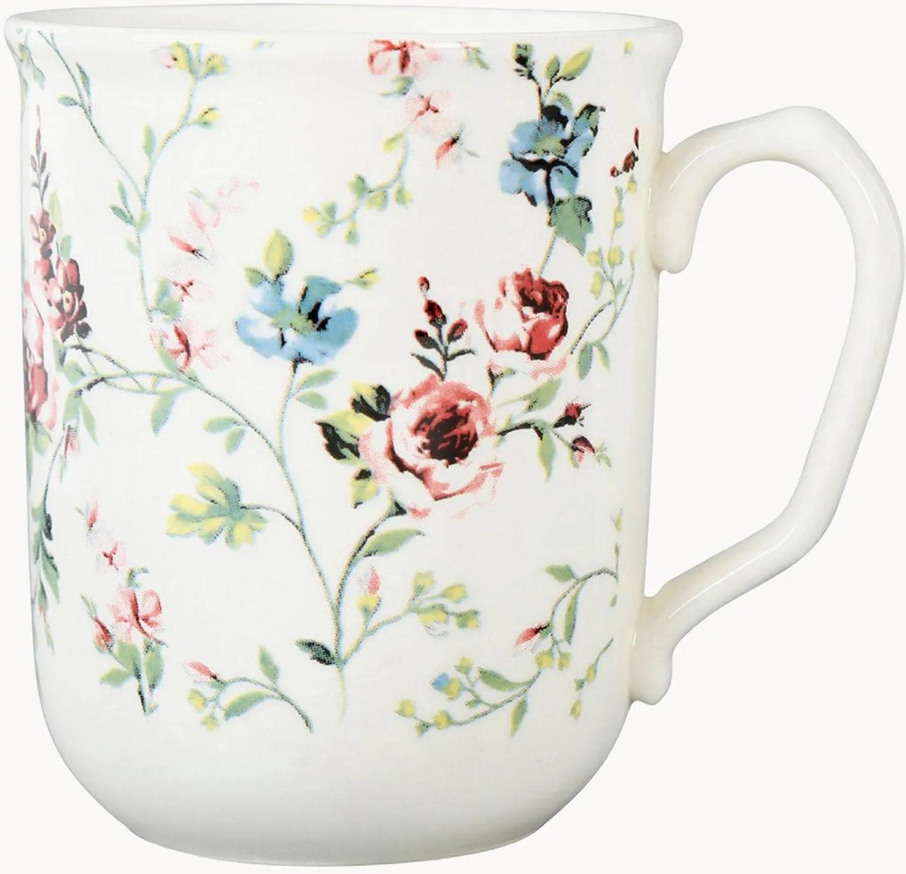 Keramické hrnčeky Fleurs Champs, 6 ks