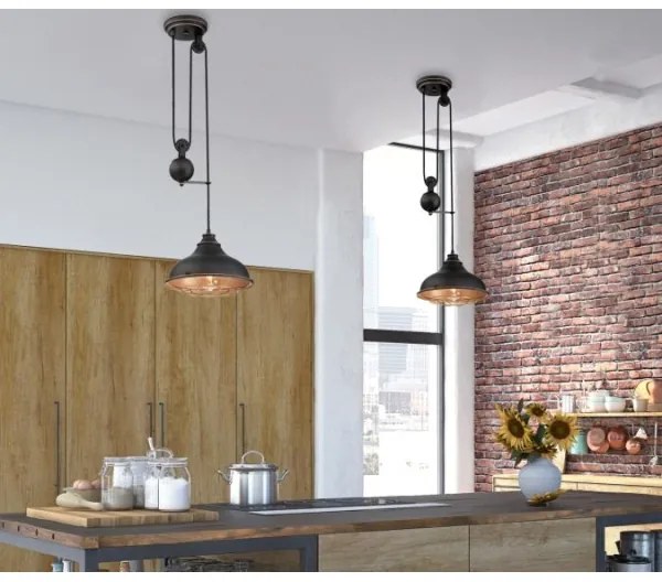 Westinghouse 61249 - Luster na lanku CHAVES 1xE27/60W/230V