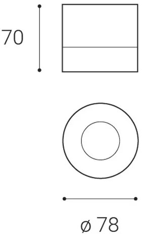 LED2 TINY, W 8W 3000K 1110931