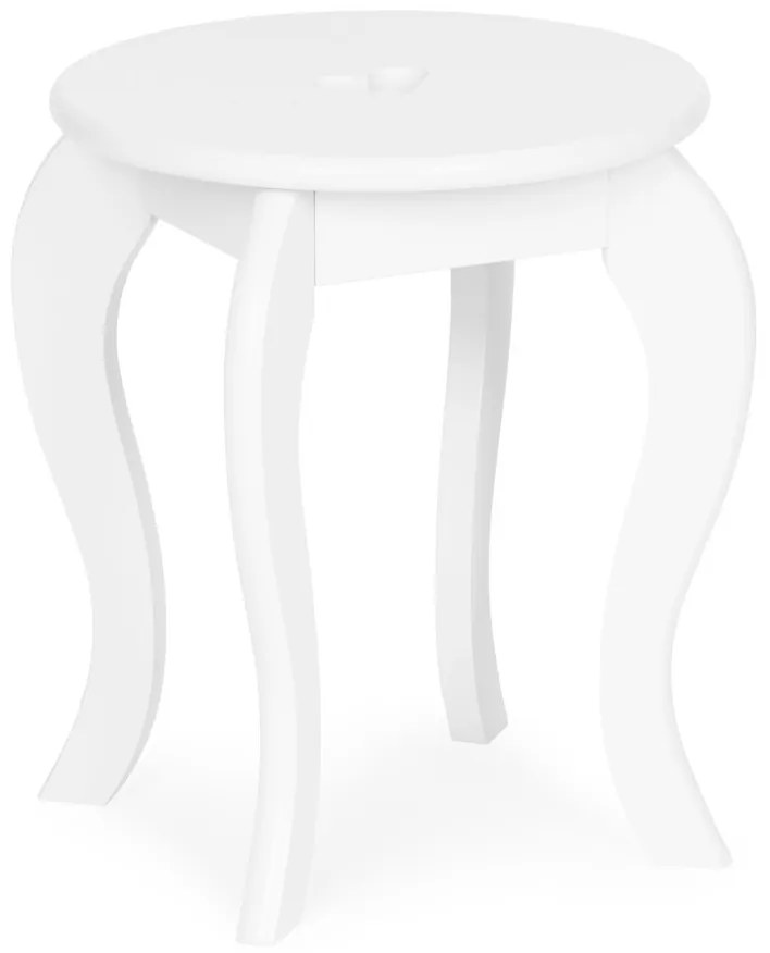Detský drevený toaletný stolík EcoToys biely
