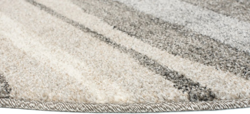 TA Koberec K186A STREDNÉ SIVÉ SARI KOLESO B1X Rozmer: 100x100 cm