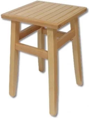 ČistéDrevo Drevená stolička taburet